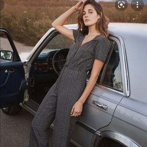 Christy Dawn Jumpsuit Black & White Dot